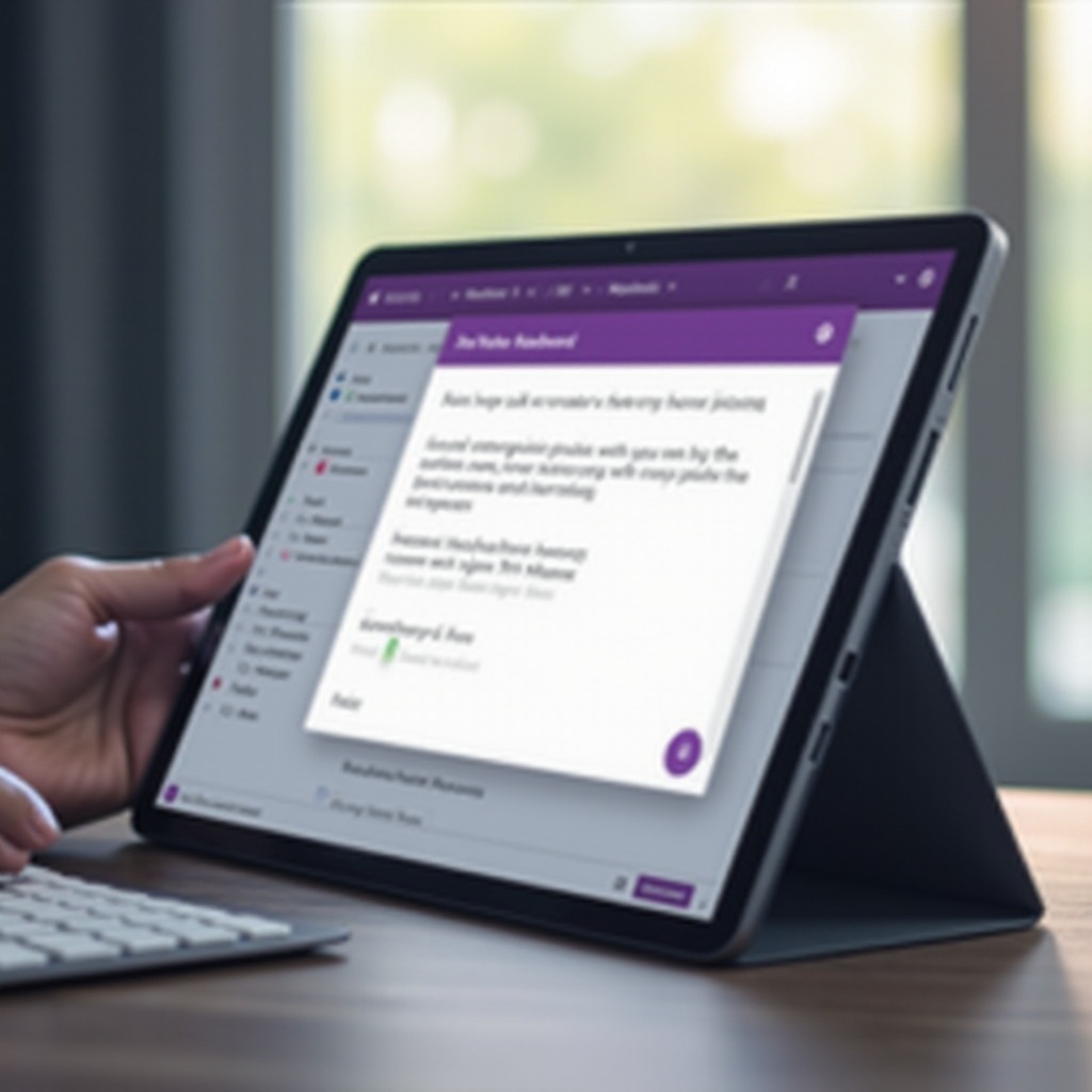 為什麼鍵盤在 OneNote 筆記本上沒有出現