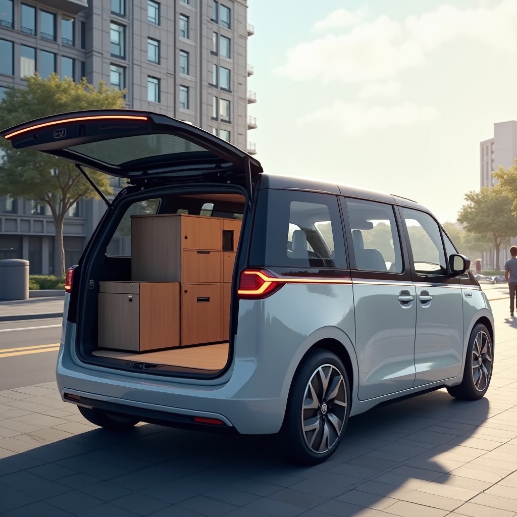 福斯 ID Buzz 貨車空間