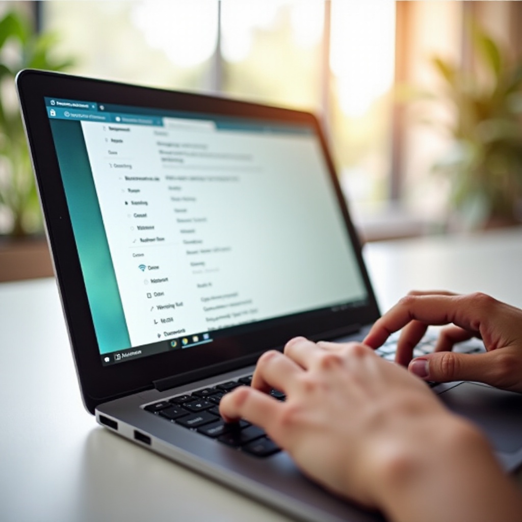 查看我的 Chromebook WiFi 密碼