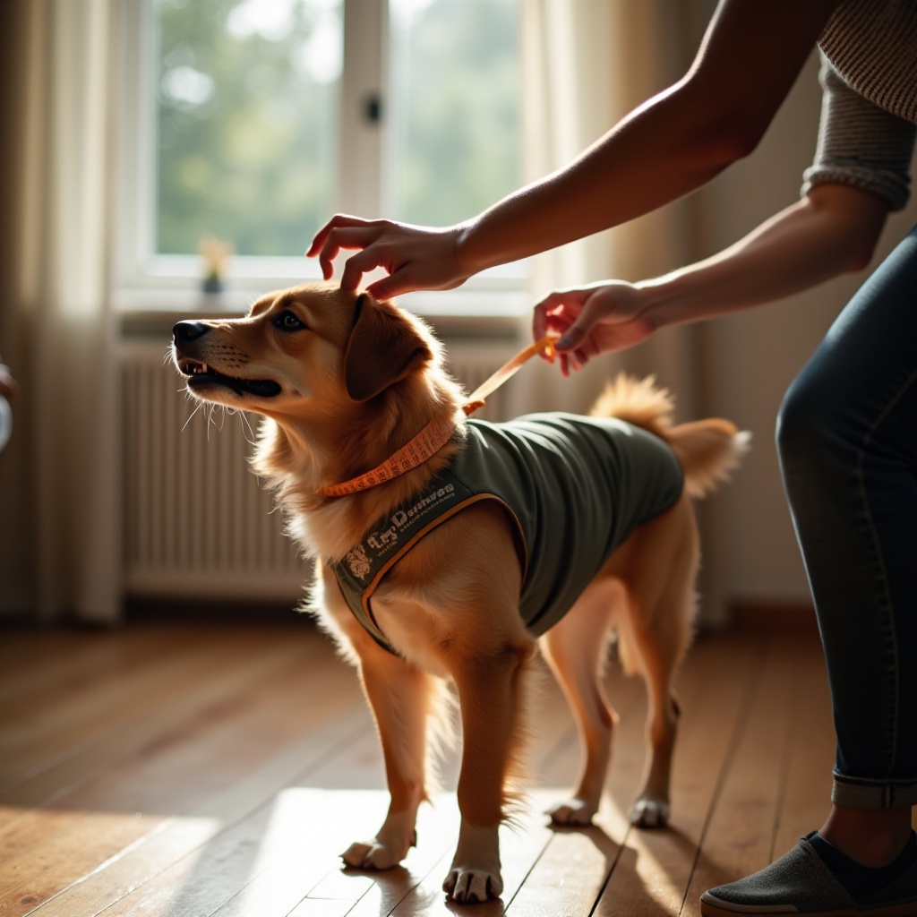 如何測量狗的尺寸以製作牠的衣服